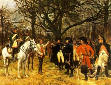 Información El general Desaix y el militar campesino 1867 Jean Louis Ernest Meissonier Pinturas al óleo